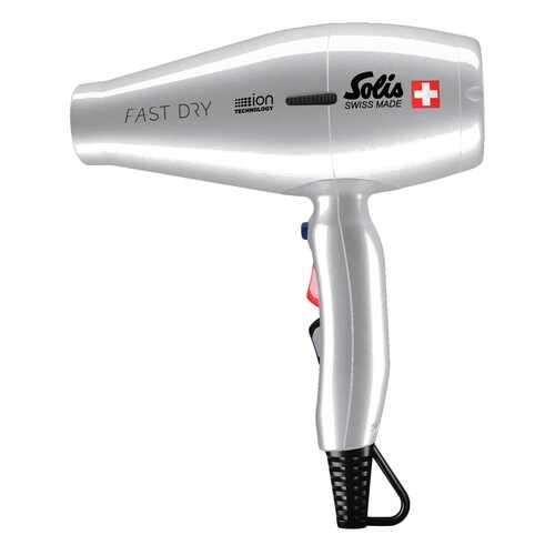 Фен Solis FastDry silver Silver в Фианит-Ломбард