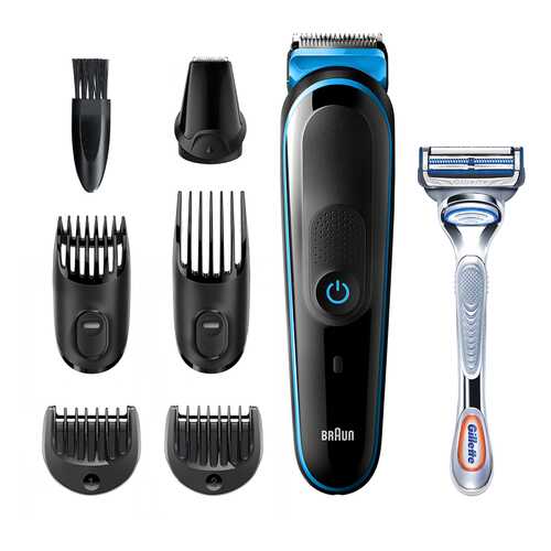 Триммер Braun MGK3242 + Бритва Gillette в Фианит-Ломбард