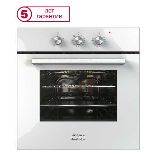 Встраиваемый электрический духовой шкаф Krona ESSENZA 60 WH в Фианит-Ломбард