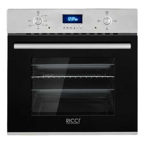 Встраиваемый электрический духовой шкаф RICCI REO-650IX Silver/Black в Фианит-Ломбард