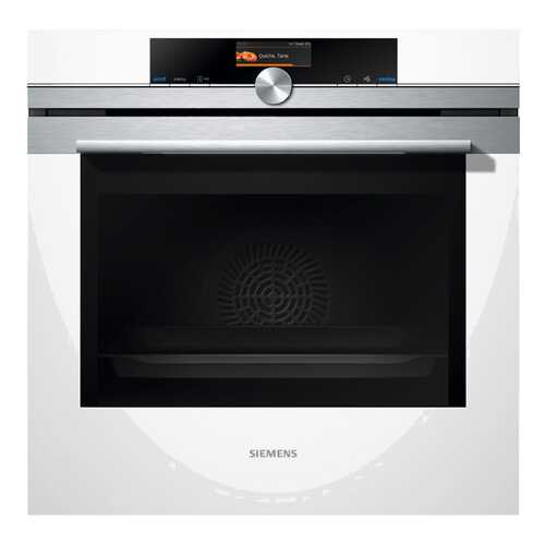 Встраиваемый электрический духовой шкаф Siemens HB656GHW1 White в Фианит-Ломбард