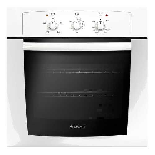 Встраиваемый газовый духовой шкаф GEFEST ДГЭ 601-01 White/Black в Фианит-Ломбард