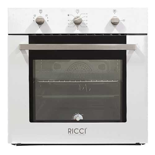 Встраиваемый газовый духовой шкаф RICCI RGO-610WH White в Фианит-Ломбард