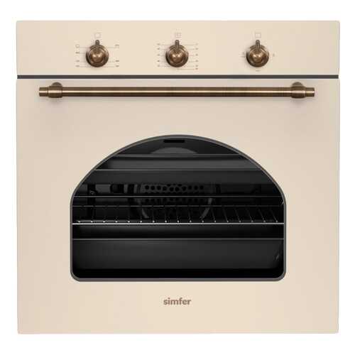 Встраиваемый газовый духовой шкаф Simfer B6GO12017 Beige в Фианит-Ломбард
