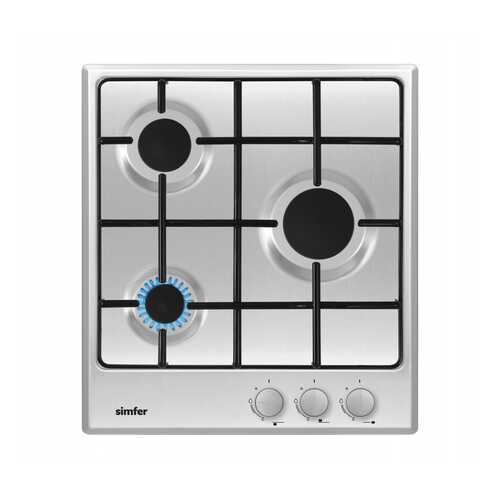 Встраиваемая газовая панель Simfer H45V30M420 Silver в Фианит-Ломбард
