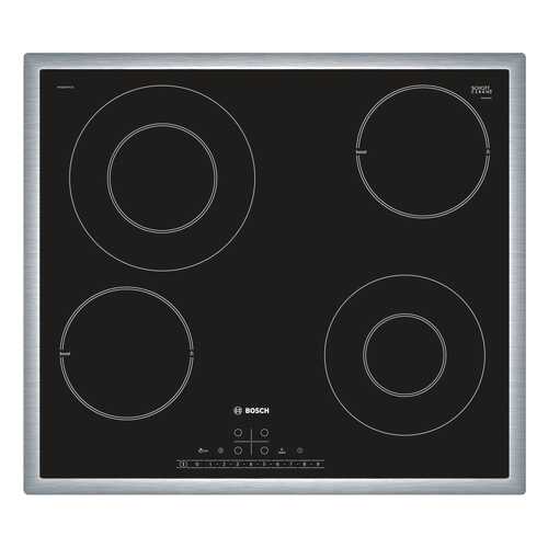 Встраиваемая варочная панель электрическая Bosch PKG645FP1G Black в Фианит-Ломбард