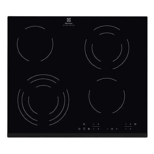Встраиваемая варочная панель электрическая Electrolux CPE6433KF Black в Фианит-Ломбард