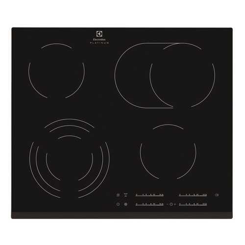 Встраиваемая варочная панель электрическая Electrolux EHF96547FK Black в Фианит-Ломбард