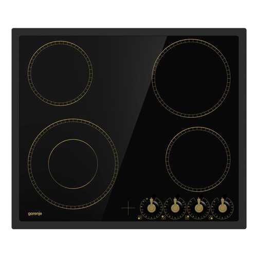 Встраиваемая варочная панель электрическая Gorenje EC 642 CLB Black в Фианит-Ломбард