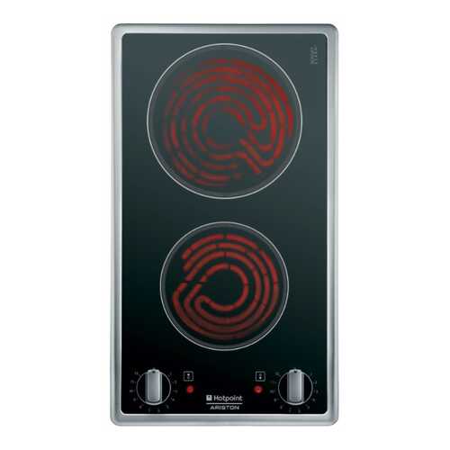 Встраиваемая варочная панель электрическая Hotpoint-Ariston 7HDK 2K (IX) RU/HA Black в Фианит-Ломбард