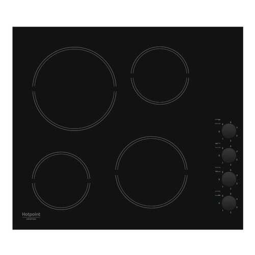 Встраиваемая варочная панель электрическая Hotpoint-Ariston HR 629 C Black в Фианит-Ломбард