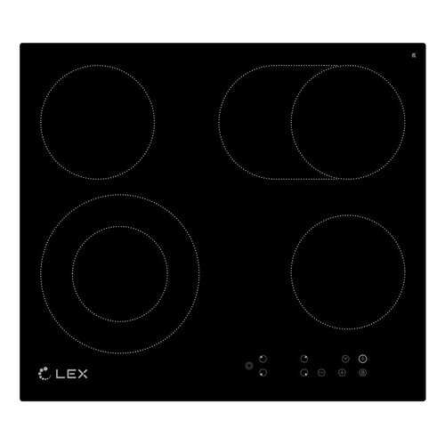 Встраиваемая варочная панель электрическая LEX EVH 642 BL Black в Фианит-Ломбард