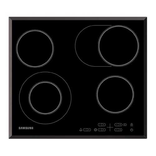 Встраиваемая варочная панель электрическая Samsung C61R1CAMST Black в Фианит-Ломбард