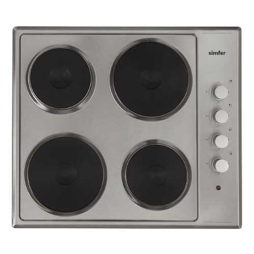 Встраиваемая варочная панель электрическая Simfer H60E04M011 Silver в Фианит-Ломбард