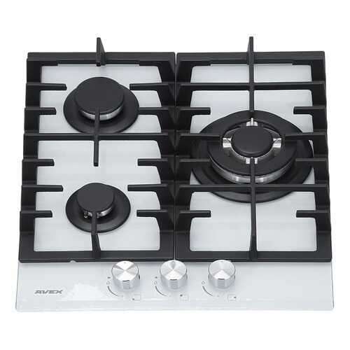 Встраиваемая варочная панель газовая AVEX HM 4534 W White в Фианит-Ломбард
