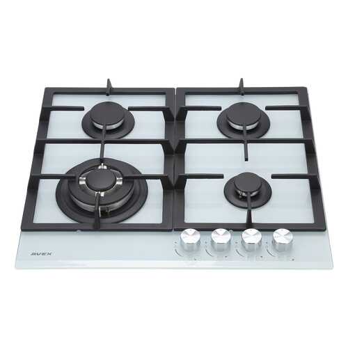 Встраиваемая варочная панель газовая AVEX HM 6044 W White в Фианит-Ломбард