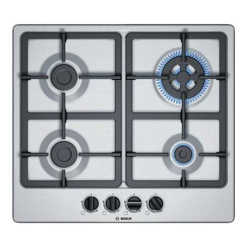Встраиваемая варочная панель газовая Bosch PGH6B5B90R Silver в Фианит-Ломбард