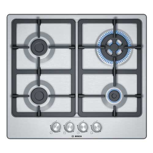 Встраиваемая варочная панель газовая Bosch PGH6B5O90R Silver в Фианит-Ломбард