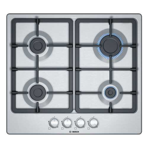 Встраиваемая варочная панель газовая Bosch PGP6B5O90R Silver в Фианит-Ломбард