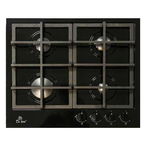 Встраиваемая варочная панель газовая DeLuxe TG4 750231F-075 Black в Фианит-Ломбард