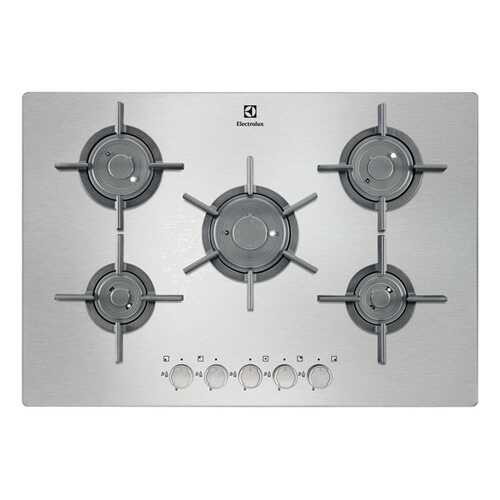 Встраиваемая варочная панель газовая Electrolux EGU97657NX Silver в Фианит-Ломбард