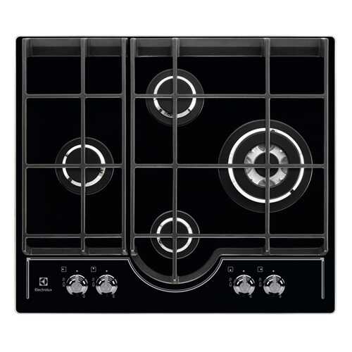Встраиваемая варочная панель газовая Electrolux GPE363RCK Black/Silver в Фианит-Ломбард