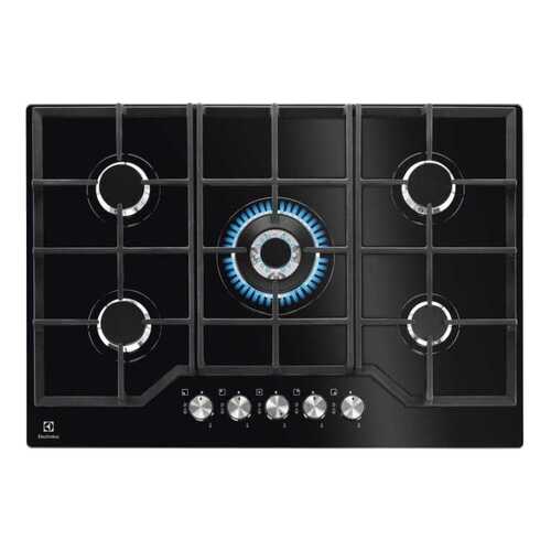 Встраиваемая варочная панель газовая Electrolux GPE373YK Black в Фианит-Ломбард