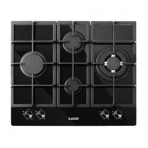 Встраиваемая варочная панель газовая Exiteq PF 640 STGB-E/A Black в Фианит-Ломбард