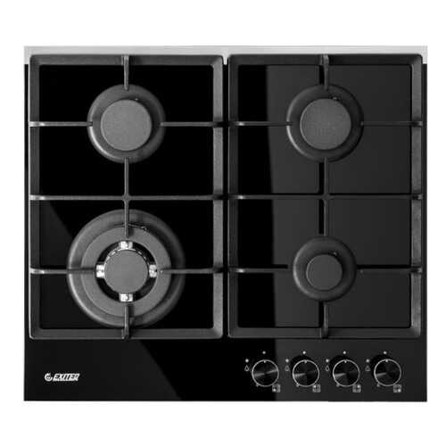 Встраиваемая варочная панель газовая Exiteq PFH 640 STGB-E/B Black в Фианит-Ломбард