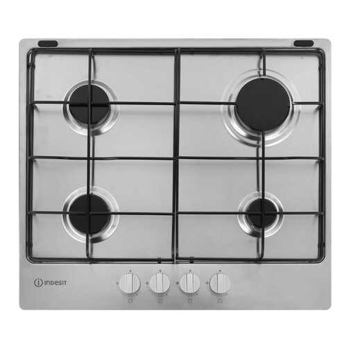 Встраиваемая варочная панель газовая Indesit THP 642 W/IX/I RU Silver в Фианит-Ломбард