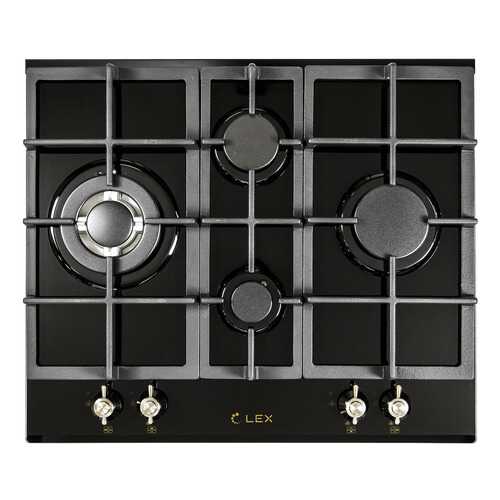 Встраиваемая варочная панель газовая LEX GVG 643 C BL Black в Фианит-Ломбард