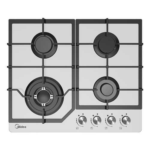 Встраиваемая варочная панель газовая Midea MG684TGW White в Фианит-Ломбард