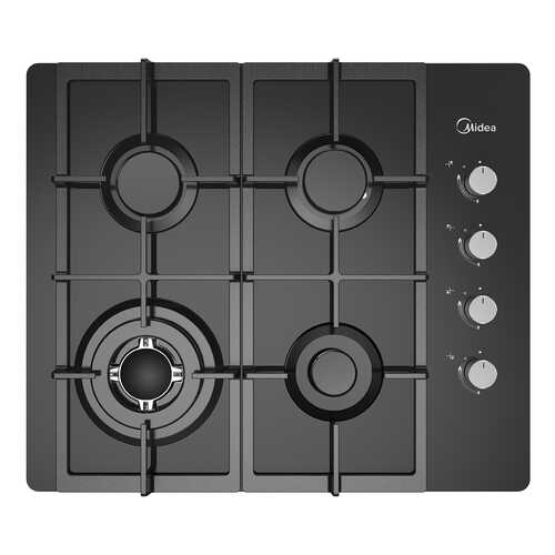 Встраиваемая варочная панель газовая Midea MG685TGB Black в Фианит-Ломбард