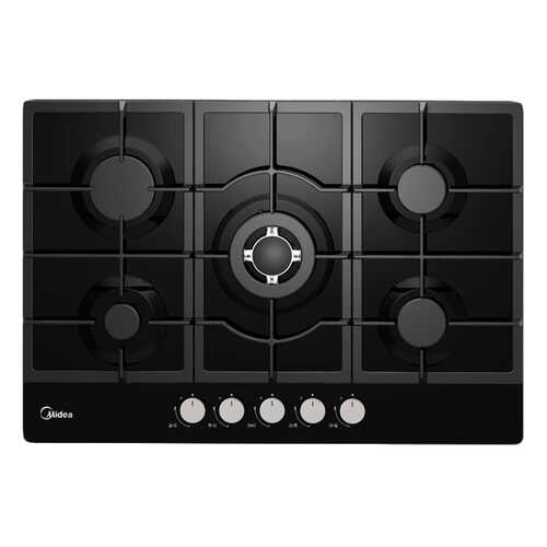 Встраиваемая варочная панель газовая Midea MG7560TGB Black в Фианит-Ломбард
