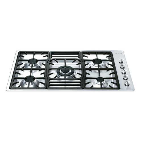Встраиваемая варочная панель газовая Smeg PGF95-4 Silver в Фианит-Ломбард