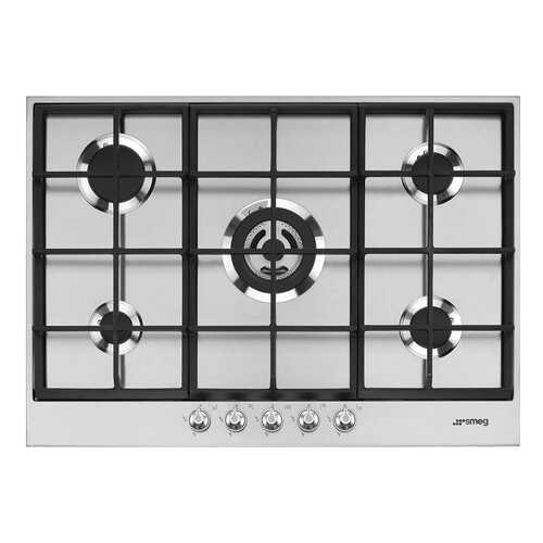 Встраиваемая варочная панель газовая Smeg PX175 Silver в Фианит-Ломбард