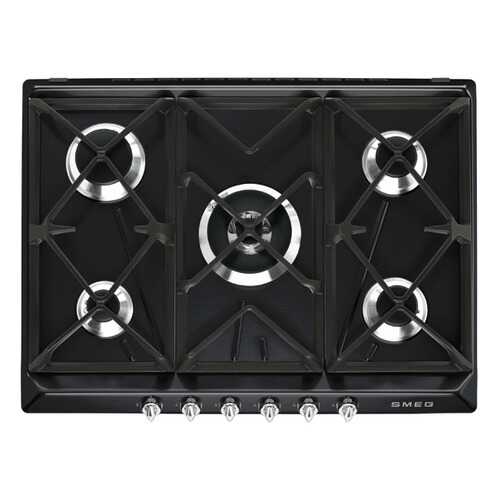 Встраиваемая варочная панель газовая Smeg SR975NGH Black в Фианит-Ломбард
