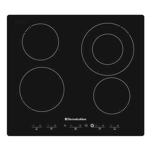 Встраиваемая варочная панель индукционная Electronicsdeluxe 595204.01ЭВИ Black в Фианит-Ломбард