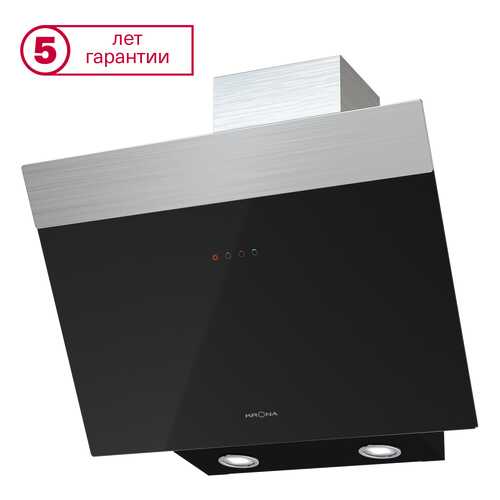 Вытяжка Krona Steel Kristen 600 Black/Inox в Фианит-Ломбард