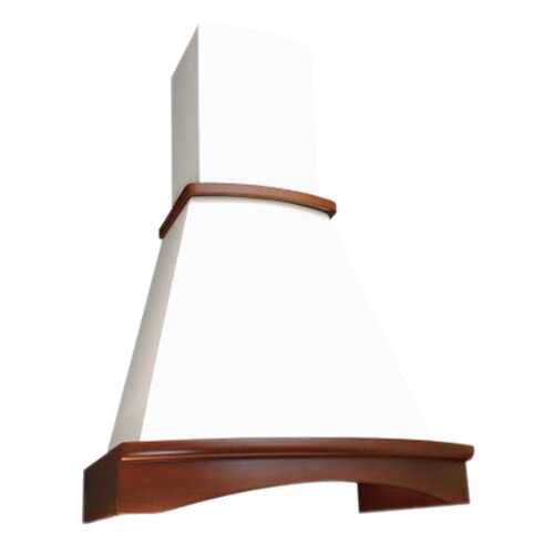 Вытяжка купольная Elikor Камин Грань 60П-650-П3Л White/Brown в Фианит-Ломбард