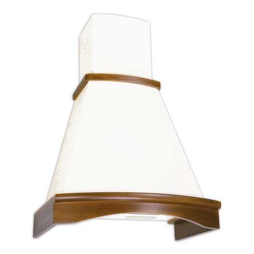 Вытяжка купольная Elikor Ротонда 60П-650-П3Л White/Brown в Фианит-Ломбард