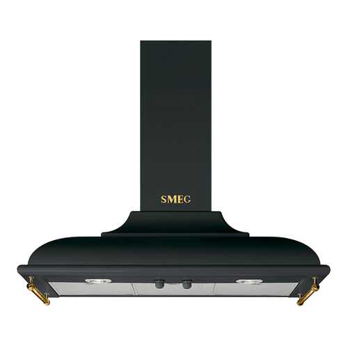 Вытяжка купольная Smeg KC19AOE Black/Gold в Фианит-Ломбард