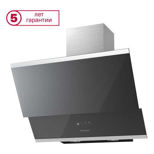 Вытяжка наклонная Krona Irma 600 Sensor Black/Silver в Фианит-Ломбард