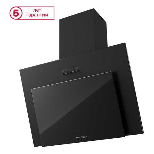 Вытяжка наклонная KRONAsteel ELMA 600 PB Black в Фианит-Ломбард