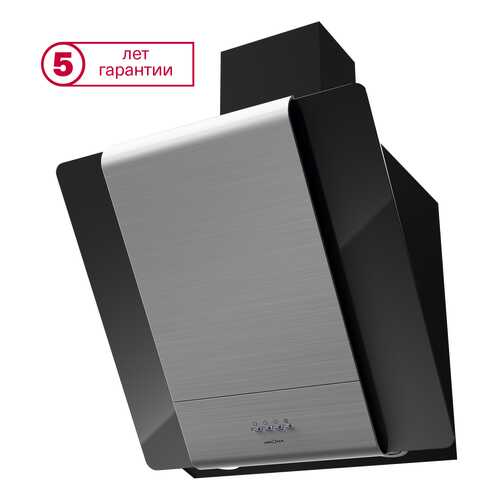 Вытяжка наклонная KRONAsteel Talli 3P 600 Silver/Black в Фианит-Ломбард