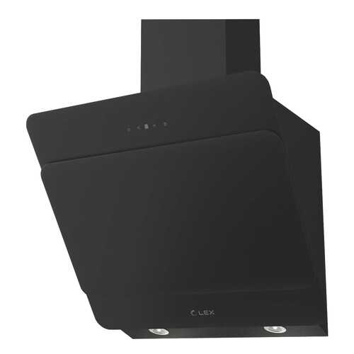 Вытяжка наклонная LEX Glass 600 Black в Фианит-Ломбард