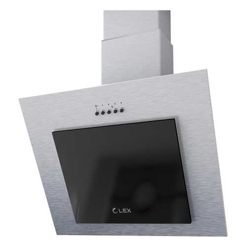 Вытяжка наклонная LEX Mini 600 Silver/Black в Фианит-Ломбард
