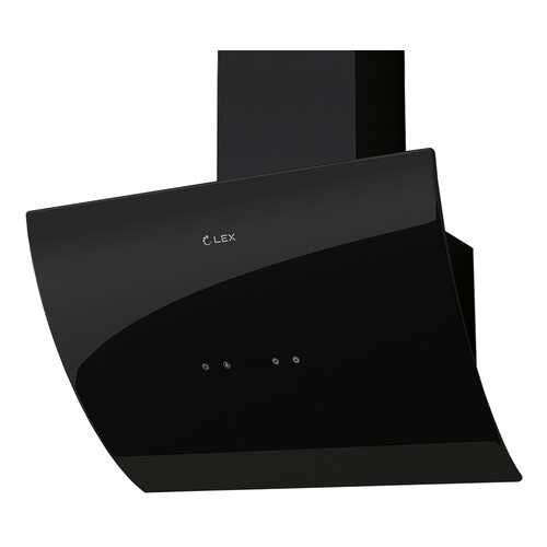 Вытяжка наклонная LEX Plaza 600 Black в Фианит-Ломбард