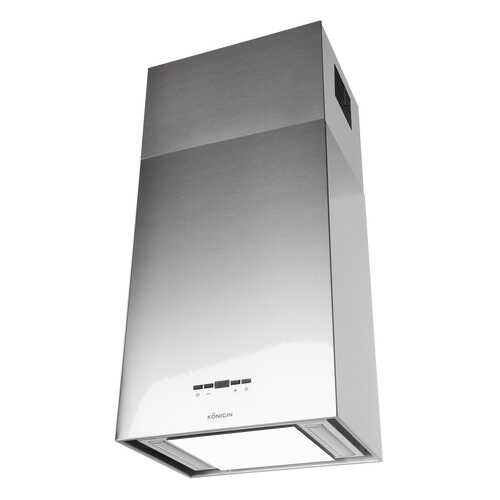 Вытяжка островная Konigin Geometry Inox/White Glass в Фианит-Ломбард