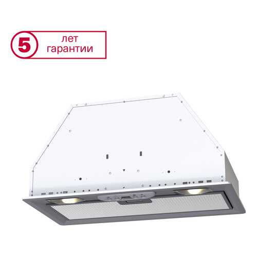 Вытяжка встраиваемая Krona Mini 600 White в Фианит-Ломбард